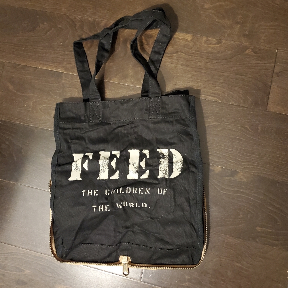FEED packable zip tote